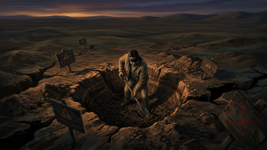 digging blind